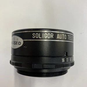 TELE CONVERTIDOR AUTOMÁTICO SOLIGOR 2X para LENTE PENTAX JAPÓN de colección COMO NUEVO - Imagen 1 de 8