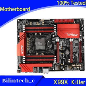 FOR ASRock X99X Killer X99 Motherboard Supports 2011-3-PIN V4 DDR4 128GB Intel - Picture 1 of 5