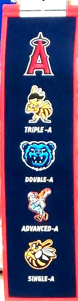 Los Angeles Angels Affiliate Farm System Cooperstown Collection Banner - MLB - Image 1 of 1