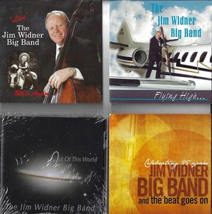 JIM WIDNER BIG BAND 4 CDs Out Of This World Beat Goes On Flyin High Rides Again - Picture 1 of 1