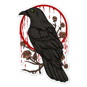 Calcomanía adhesiva Evil Crow Raven - Imagen 1 de 3