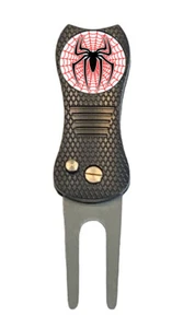 Marcador de pelota de golf Spider Man Marvel con herramienta de divot Switchblade premium - Imagen 1 de 2