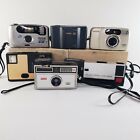 Lot d'appareils photo vintage canon Vivitar Samsung Continental Kodak pièces de rechange 