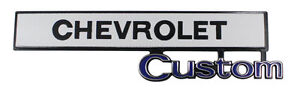 1969-1972 Chevy Truck Glove Box Door Emblem Chevrolet Custom