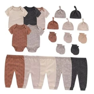 Unisex Baby Boy Girl Bodysuits Sets 20 pack Cotton Casual 0-3months Style 04 - Picture 1 of 7