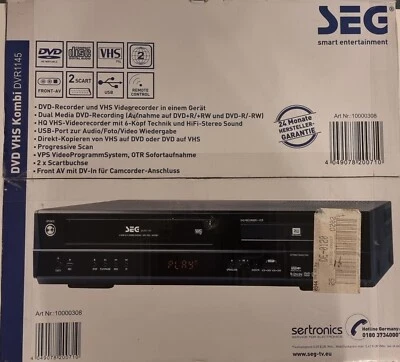 DVD-Recorder VHS *1 Jahr Garantie* USB SEG UNBENUTZT - Bild 1 von 4