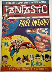 Silver Age Marvel Comics UK Fantastic Key Issue 52 High Grade VG/FN X-Men Thor - Picture 1 of 1