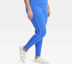 All in Motion Women's Everyday Soft High-Rise 7/8 Leggings Royal Blue 4X - Picture 1 of 1