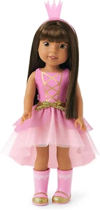 Muñeca Ashlyn con leotardo rosa y falda brillante - Imagen 1 de 14
