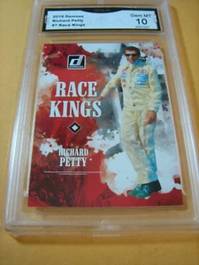 RICHARD PETTY 2019 DONRUSS RACE KINGS # 7 CALIFICADO 10 L@@@K - Imagen 1 de 2
