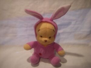  DISNEY FISHER-PRICE MATTEL MY FIRST SPRINGTIME POOH PLUSH  NEW WITH TAG