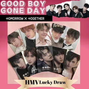 TXT GOOD BOY GONE BAD Tarjeta fotográfica Pegatina HMV Sorteo MAÑANA X JUNTOS GBGB - Imagen 1 de 53