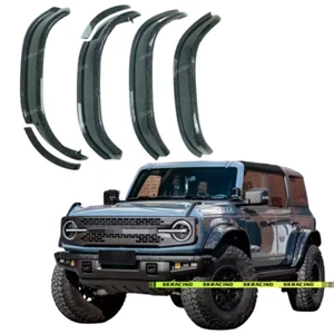 Kits de arco de rueda con llamaradas de guardabarros extra anchas de carbono forjado para Ford Bronco 2021-2024 - Imagen 1 de 11
