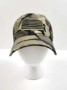 USA American Flag Camo Hat Camouflage Cap Army Military Baseball - Picture 1 of 6