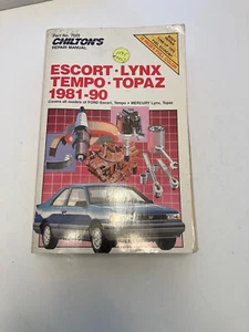 Chiltons Escort Lynx Tempo Topaz 1981-1990 Repsir manual #7055 - Bild 1 von 2
