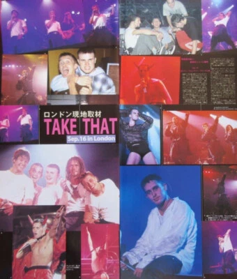TAKE THAT Wembley Arena SEP 16 London 1994 CLIPPING JAPAN MAGAZINE IR 11N 7PAGE - Image 1 of 4