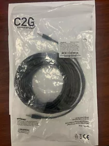 C2G 50 ft. Plenum-Rated 3.5mm Stereo Audio Cable with Low Profile Connector - Picture 1 of 2
