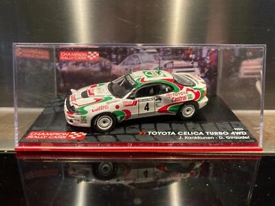 TOYOTA CELICA TURBO 4WD 1000 LAKES RALLY  1993 KANKKUNEN SCALE 1/43 ALTAYA - Photo 1/4