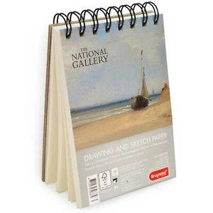 Bruynzeel - A6 Drawing and Sketch Paper Sketchbook - 40 Sheets -National Gallery