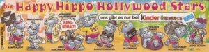 BPZ Üei 1997 D Die Happy Hippo Hollywood Stars (BPZ A1-56-9) - Picture 1 of 1