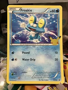 Froakie XY03 JUMBO Oversized Black Star Promo Pokemon Card MINT - Picture 1 of 3