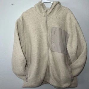 Old Navy Hooded Sherpa zip up sweater Men's XL - Picture 1 of 7