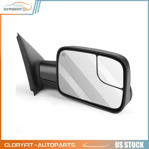 Espejo retrovisor de remolque con vista lateral para pasajero para 02-08 Dodge Ram 1500 2500 3500 eléctrico térmico - Imagen 1 de 11
