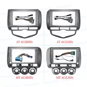 9''Car Radio Stereo Fascia Frame Bezel W/Harness for HONDA FIT JAZZ CITY 2002~08 - Picture 1 of 14