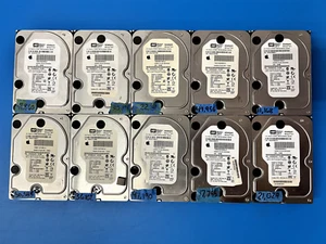 Lot of 10 WD Caviar 640GB SATA II 7200RPM HDD Hard Drive 655-1528B WD6400AAKS - Picture 1 of 2