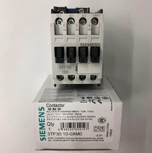 SIEMENS 3TF30 AC contactor 3TF3010-0X 24V 48V 110V 220V 380V - Picture 1 of 2