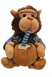 Cuddle Barn Plush Monkey Musical Pina Colada Escape Song Vacation Monty Toy - Picture 1 of 12
