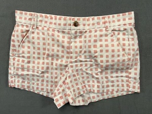 Khakis by Gap Womens Pink Sunkissed Shorts Sized 6 Stretch Chino Shorts Flat - Picture 1 of 9