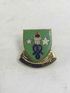 Alfiler de insignia de solapa militar de EE. UU. ~ Cresta de unidad del Instituto de apoyo al soldado del ejército - Imagen 1 de 3