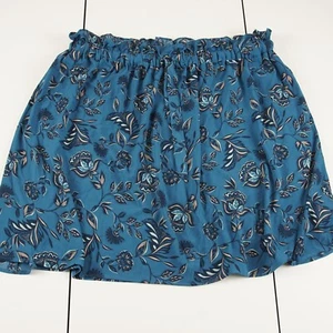 NUEVO Lane Bryant Estampado Floral Bolsa de Papel Cintura Azul Falda Mujer Talla 18/20 - Imagen 1 de 8