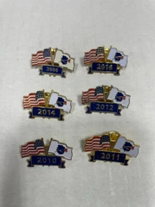 Vintage Lot 2006, 16, 2010, 2011, 12, 14US national law Enforcement Memorial Pin - Picture 1 of 1
