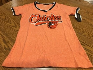 Baltimore Orioles MLB Women's 5th & Ocean Orange Jersey T-Shirt Medium - NWT - Picture 1 of 5