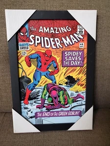 Amazing Spiderman #40 18 x 14 Canvas Wall Art GREEN GOBLIN Spider-Man Marvel - Picture 1 of 1