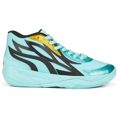 Zapatillas deportivas azules de baloncesto PUMA Mb.02 X panal 37761 Foto 1 de 4