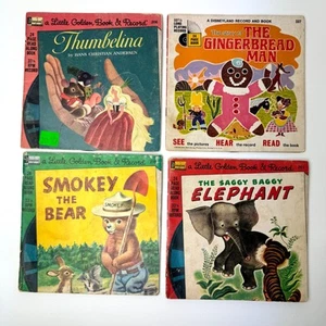 Vintage Disneyland Little Golden Read Along Book and Record 33 1/3 RPM; x4 - Bild 1 von 12