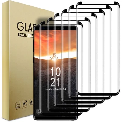 适用于三星 Galaxy Note 8/Note 9 外壳友好钢化玻璃屏幕保护膜 — 第 1/4 张图片