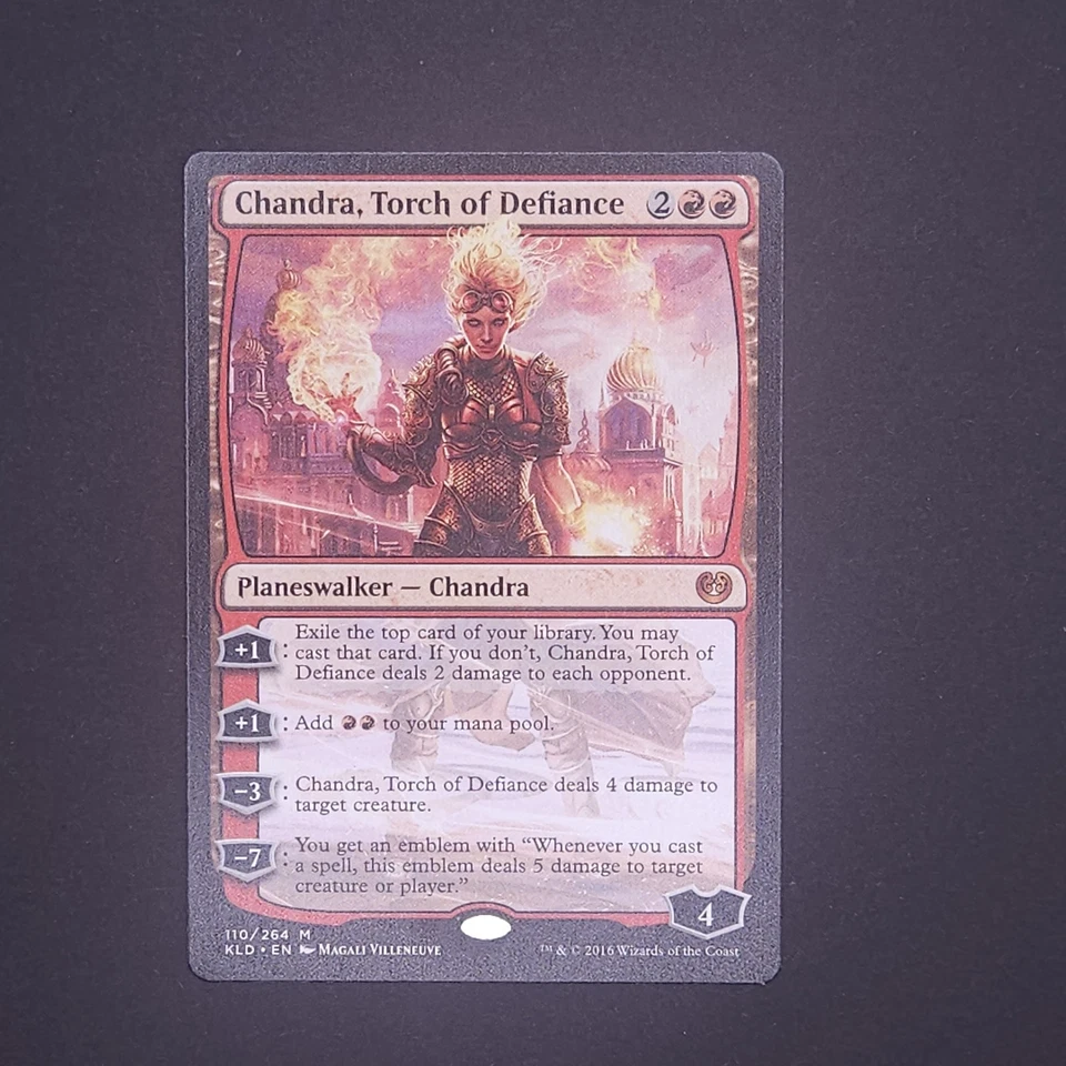 Chandra, Torch of Defiance Kaladesh #110 MTG Mythic Rare Planeswalker Red - Image 1 of 2