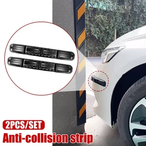 2Pcs Carbon Fiber Car Bumper Door Body Anti-collision Protective Tape Strips - Bild 1 von 9