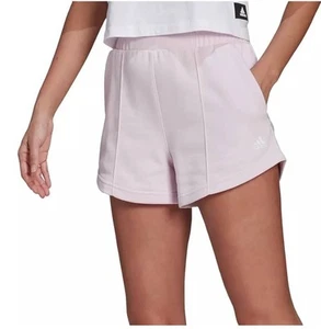adidas Hyperglam French Terry Shorts Women's Almost Pink Large - Picture 1 of 4