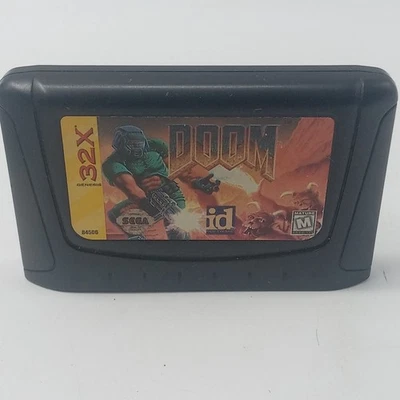 Doom Sega Genesis 32X Cartridge Only Untested  - Image 1 of 4
