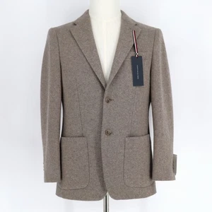 Tommy Hilfiger Men's Beige Grey Knit Wool Blend Modern-Fit Sport Coat Size 36S - Picture 1 of 6