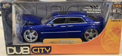 1/24 Jada Toys Dub City 2004 克莱斯勒 300C 蓝色压铸  — 第 1/4 张图片