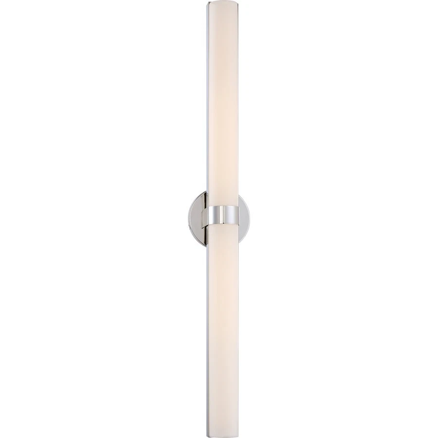 Nuvo Bond Double 37-3/8" LED Vanity, White Lens, Polished Nickel - 62-724 Foto 1 de 1