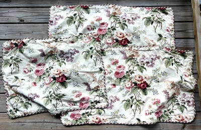 Fundas de almohada Waverly King colección de lujo Schumacher rosas románticas ¡y más! Foto 1 de 4