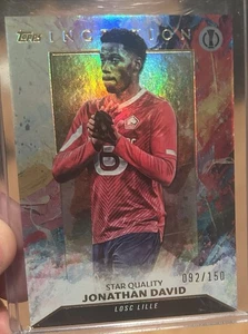 2023-24 Topps Inception UEFA Club Competitions Star Quality Jonathan David /150 - Bild 1 von 2