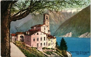 CPA Carte Postale Suisse Lugano Lago Antica Chiesa di Castagnola VM97773ok - Picture 1 of 2